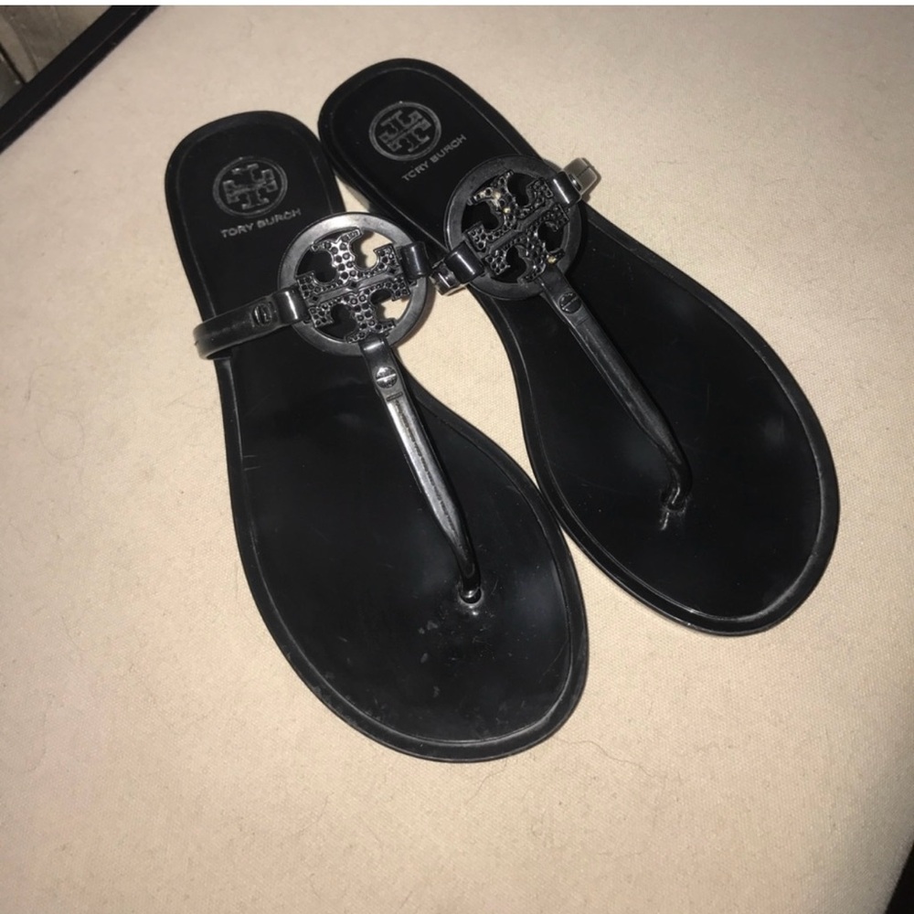 Tory Burch Black Sandals Jelly